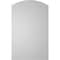 Ekena Millwork Arch Top Surface Mount PVC Gable Vent: Functional, w/ 2"W x 2"P Brickmould Sill Frame, 26"W x 42"H GVPAR26X4203SF - alternate 5